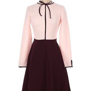Ted Baker London Pink and Burgundy Bow Dress